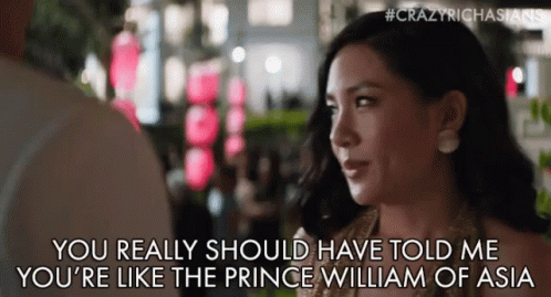 Royal Wedding Prince William Of Asia GIF - Royal Wedding Prince William Of Asia You Should Have Told Me GIFs