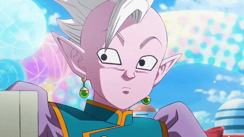 a close up of a cartoon character 's face with a blue background
