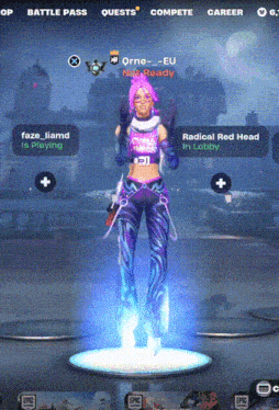 a screenshot of a video game with the name faze_liamd on the bottom right