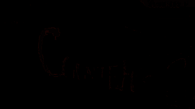 a cartoon of a boy screaming in front of a sign that says `` counter '' .