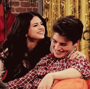 Selena Gomez Laughing GIF - Selena Gomez Laughing Gregg Sulkin GIFs