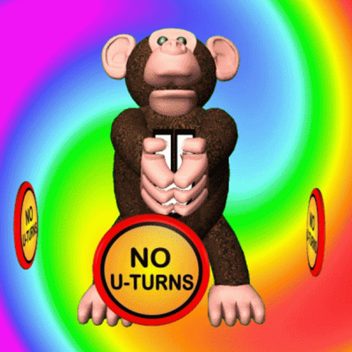 No U Turns Not Going Back GIF - No U Turns Not Going Back Dont Change Your Mind GIFs
