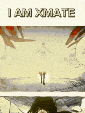 a poster that says ' i am xmate ' at the top