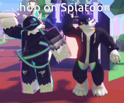 Splatoon Hop On GIF - Splatoon Hop On Dance GIFs