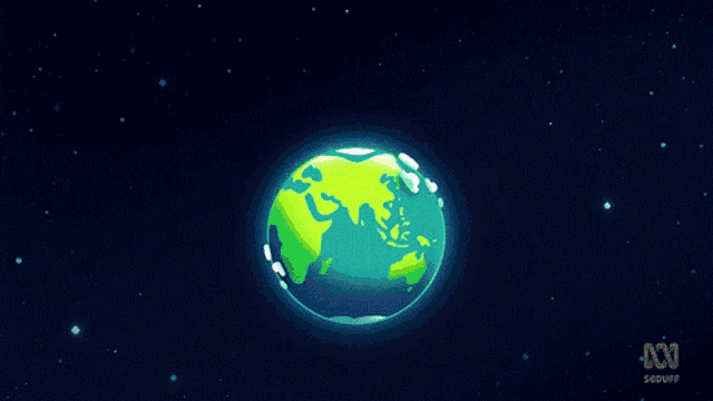 an illustration of a dog coming out of a globe