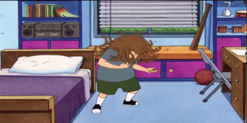 Bobby Rocking Out - King Of The Hill GIF - Dreadlocks Head Bang Rock On GIFs
