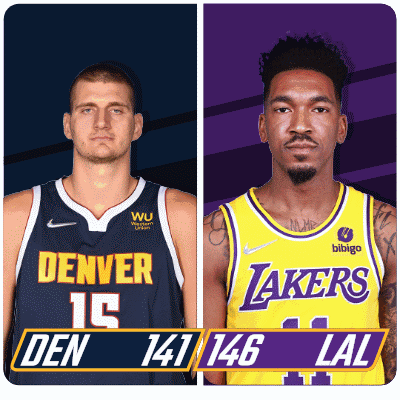 Denver Nuggets (141) Vs. Los Angeles Lakers (146) Post Game GIF - Nba Basketball Nba 2021 GIFs