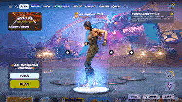 a screenshot of a video game with a metallica logo