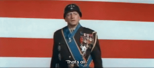 For When You'Re Feeling A Little Patriotic. GIF - Patton Murica Thats All GIFs