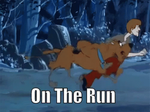 On The Run GIF - On The Run Scooby Doo Run GIFs