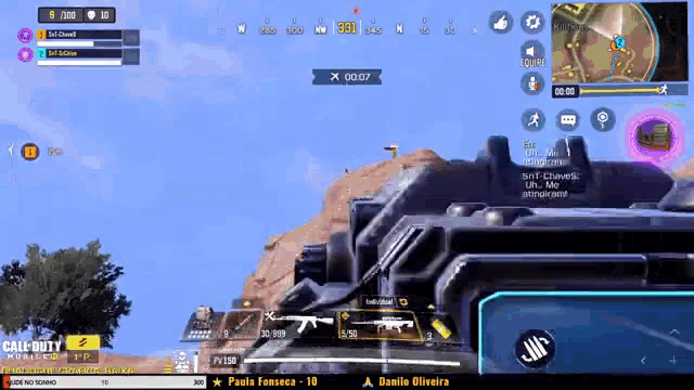 a call of duty game is being played on a computer