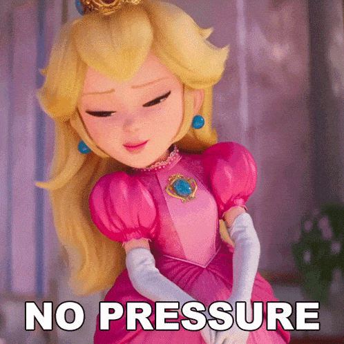 No Pressure Princess Peach GIF - No Pressure Princess Peach Anya Taylor Joy GIFs