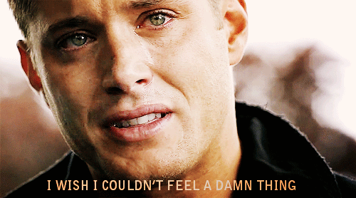 :( GIF - Crying Dean Winchester GIFs