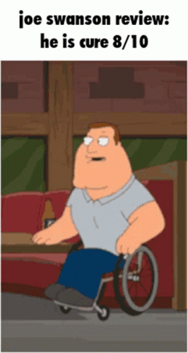 Joe Swanson Family Guy GIF - Joe Swanson Family Guy Review GIFs
