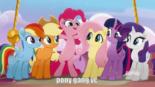 Pony Gang Vc Pony Friends GIF - Pony Gang Vc Pony Gang Pony Friends GIFs