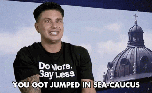 You Got Jumped In Sea Caucus Closed Meeting Of A Group GIF - You Got Jumped In Sea Caucus Closed Meeting Of A Group Caucus GIFs