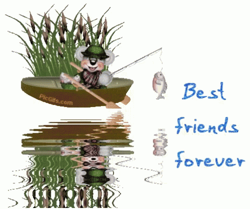 Fishing Best Friends Forever GIF - Fishing Best Friends Forever Besties GIFs