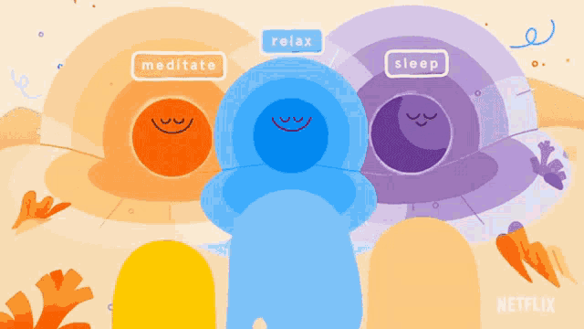 Meditate Relax Sleep Headspace Unwind Your Mind An Interactive Experience GIF - Meditate Relax Sleep Headspace Unwind Your Mind An Interactive Experience Meditation GIFs