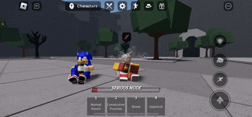 a screenshot of a video game that says serious mode at the top
