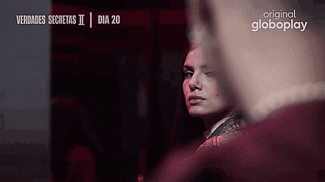 a poster for verdades secretas ii shows a woman and a man looking at each other