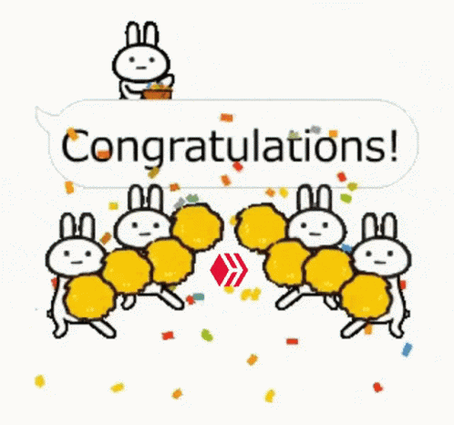Congratulations Hive Achievement GIF
