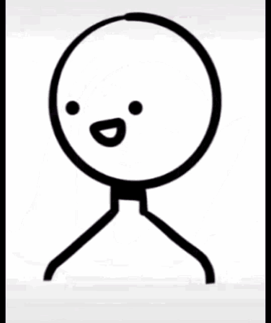 a drawing of a person 's face with their finger on it