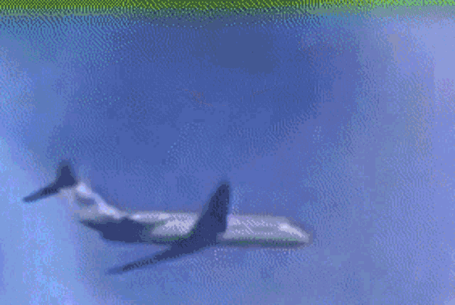 a plane is flying over the yes logo