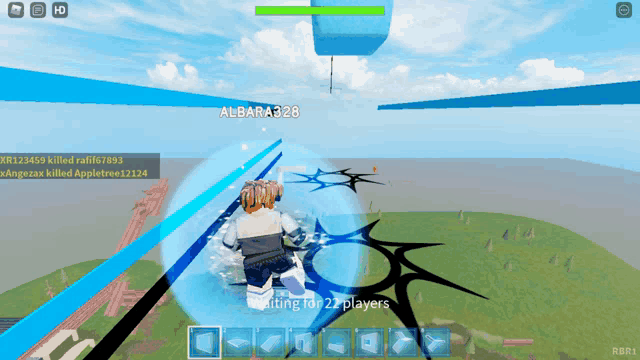 a screenshot of a video game with the name albara328 on it