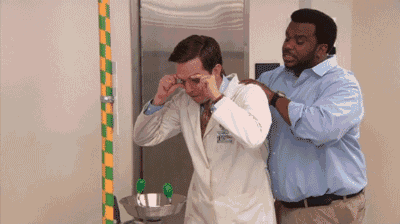 I Never Saw It GIF - The Office Comedy Andy Bernard GIFs