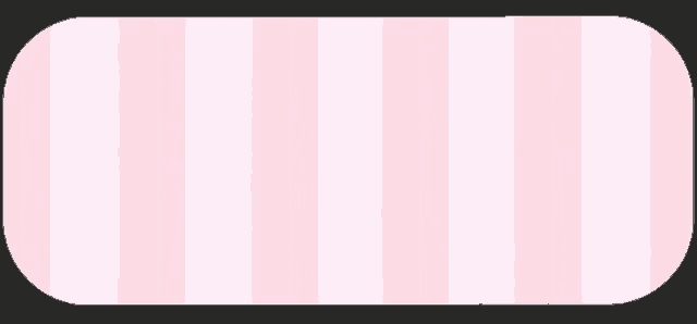 a pink and white striped background with a black frame