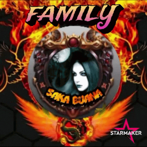 a picture of a woman with the words family saka buaha on it