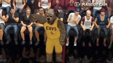 Cleveland Cavaliers Moondog GIF - Cleveland Cavaliers Moondog Lets Go Cavs GIFs