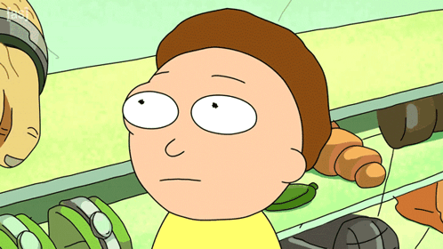 Eyes Widen Morty Smith GIF - Eyes Widen Morty Smith Rick And Morty GIFs