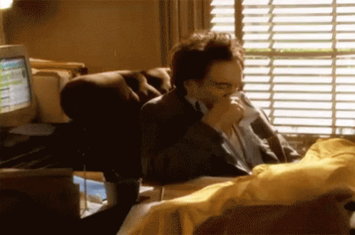 West Wing Lyman GIF - West Wing Lyman Hang Over GIFs