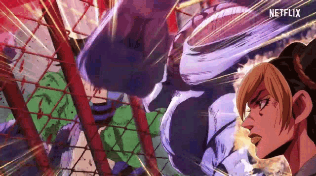a netflix logo can be seen in the corner of a cartoon