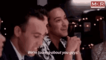Were Talking About You Guys Confront GIF