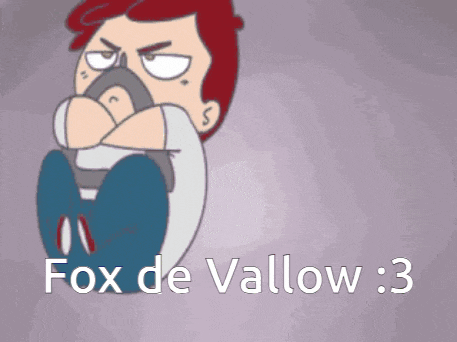 a cartoon of a man with the words fox de valley 3
