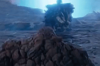The Thing Punch GIF - The Thing Punch Rocks GIFs
