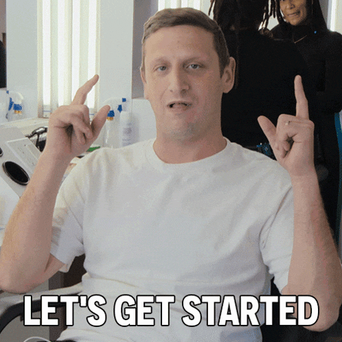 Let'S Get Started Tim Robinson GIF - Let'S Get Started Tim Robinson I Think You Should Leave With Tim Robinson GIFs