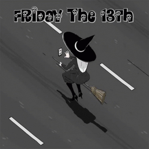 Friday The13th Full Moon GIF - Friday The13th Full Moon Witching Hour GIFs