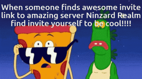 Discord Server Ninzard Realm GIF - Discord Server Ninzard Realm When Someone Finds Awesome Invite Link GIFs