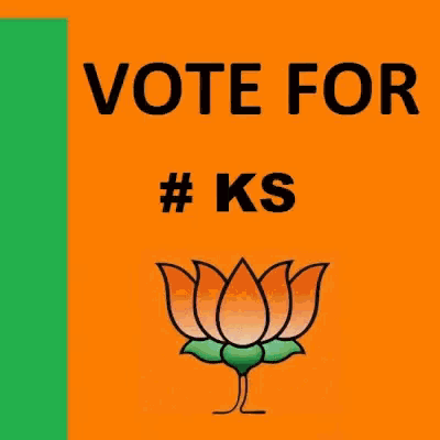a poster that says vote for #ks with a smiling man