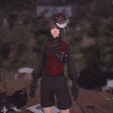 a woman with hearts coming out of her face