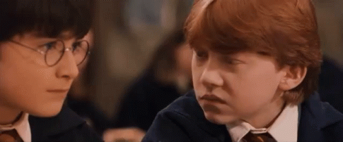 Stare Ron Weasley GIF - Stare Ron Weasley Harry Potter GIFs