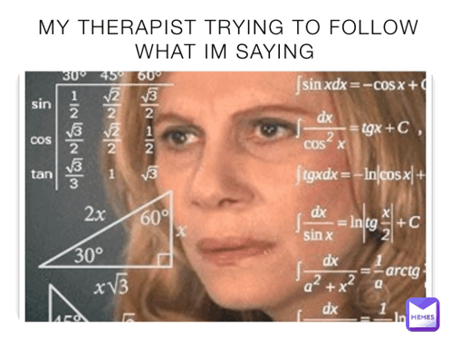 Therapy Therapist GIF - Therapy Therapist Math Meme GIFs