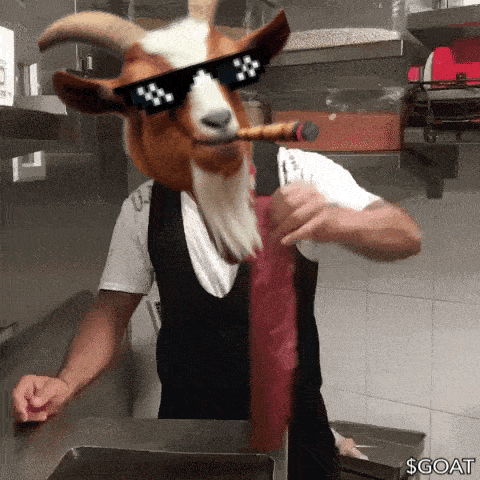 Goat Goated GIF - Goat Goated Goatedcoin GIFs
