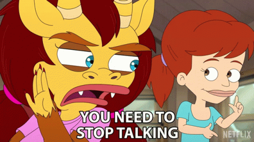 You Need To Stop Talking Jessi Glaser GIF - You Need To Stop Talking Jessi Glaser Connie The Hormone Monstress GIFs