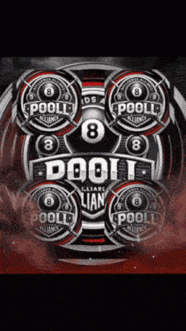 a logo for the pool alliance is shown on a black background