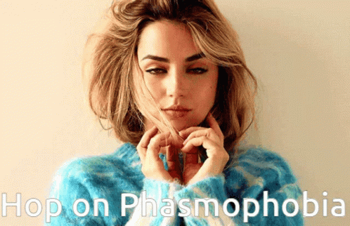 Phasmophobia Hop On Phasmophobia GIF - Phasmophobia Hop On Phasmophobia Ana De Armas GIFs