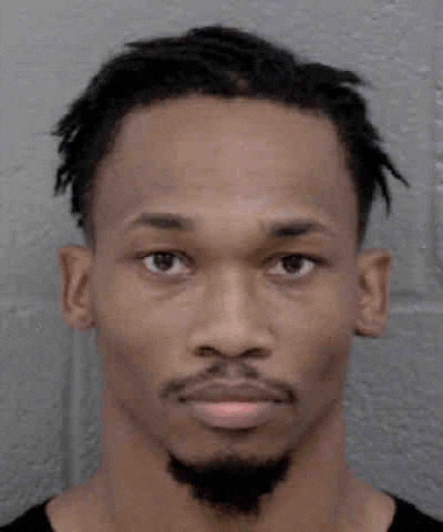 a man with dreadlocks and a beard is looking at the camera .
